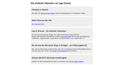 Desktop Screenshot of ingoschock.de