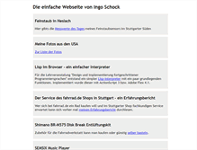 Tablet Screenshot of ingoschock.de